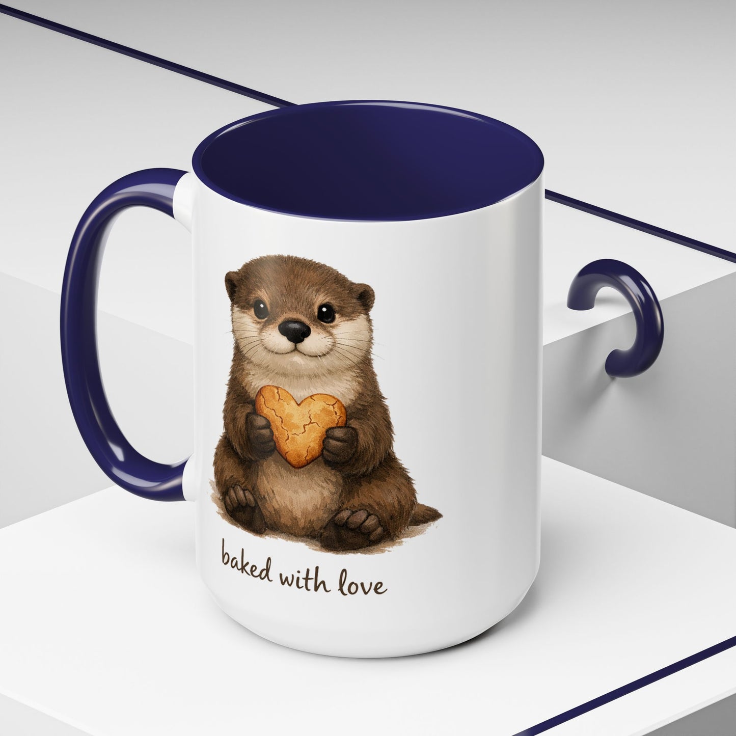 Baked with Love Otter Mug