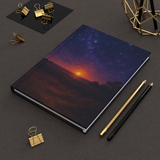 Dreamy Meadow Hardcover Journal, Ruled Line