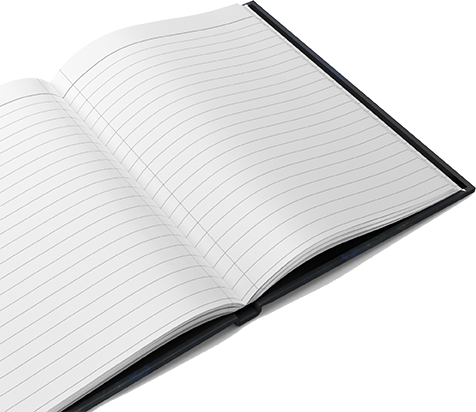 Portal Light Hardcover Journal, Ruled Line