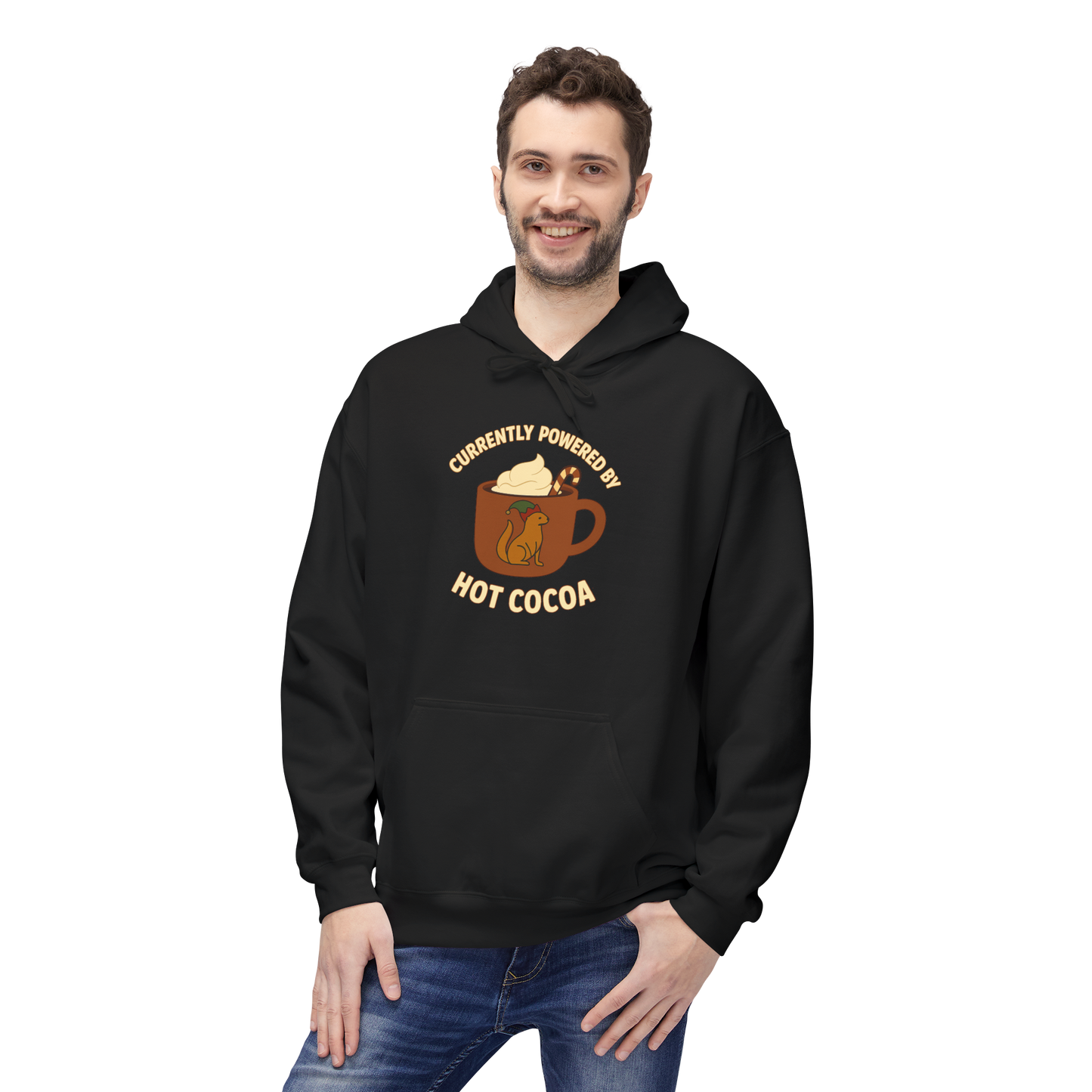 Powered by Cocoa - Cozy Holiday Hoodie