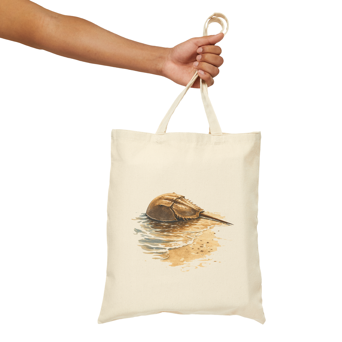 Coastal Horseshoe Crab Canvas Eco-Friendly Tote