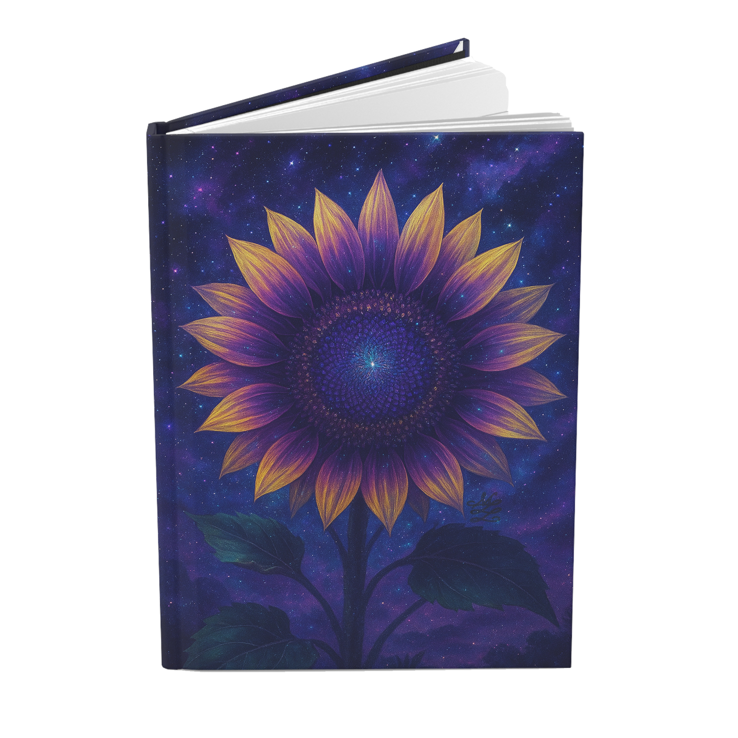 Nebula Bloom Hardcover Journal, Ruled Line