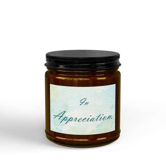 In Appreciation, Soy Candle, 4oz & 9oz