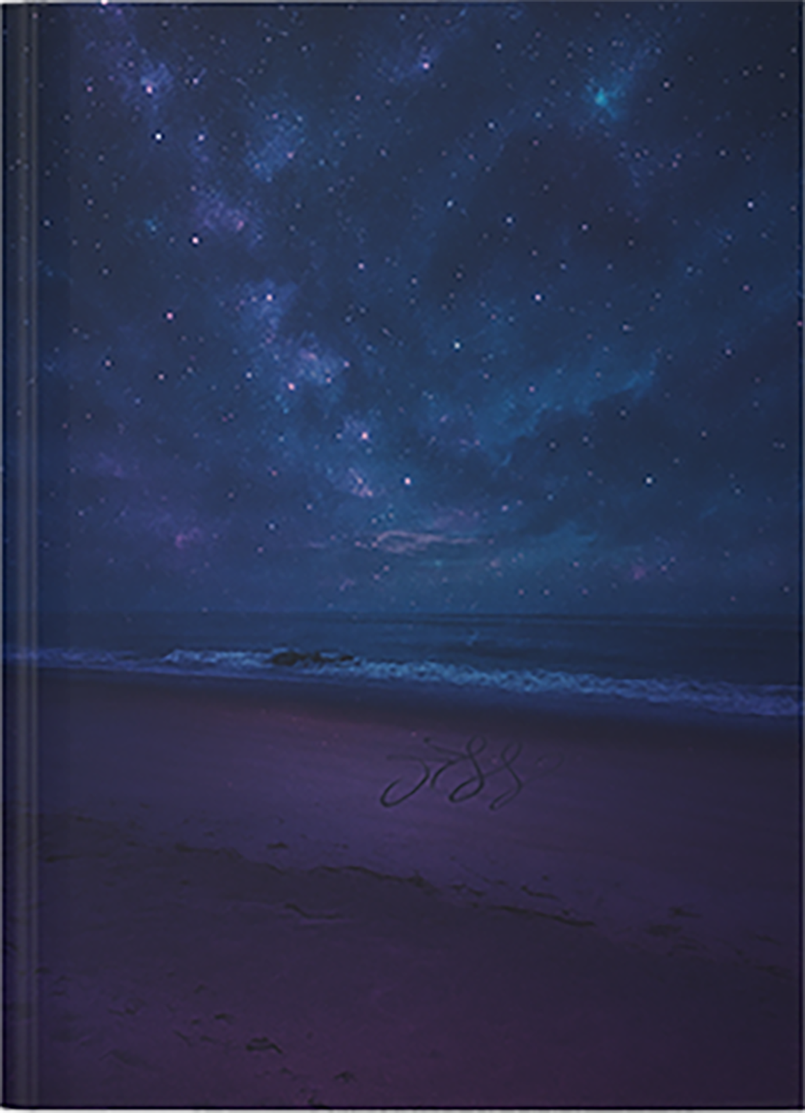 Celestial Water Hardcover Journal, Ruled Line