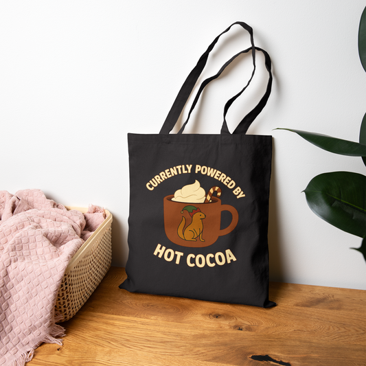 Powered by Hot Cocoa - Canvas Tote Bag