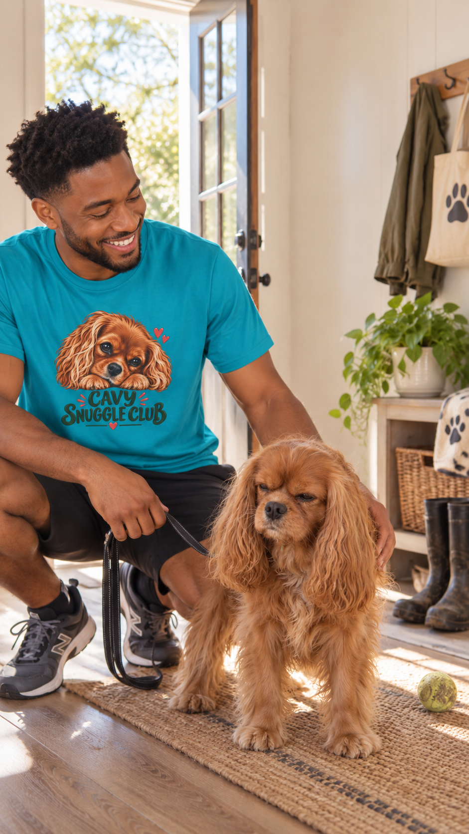 Cavy Snuggle Club Cavalier King Charles T-Shirt