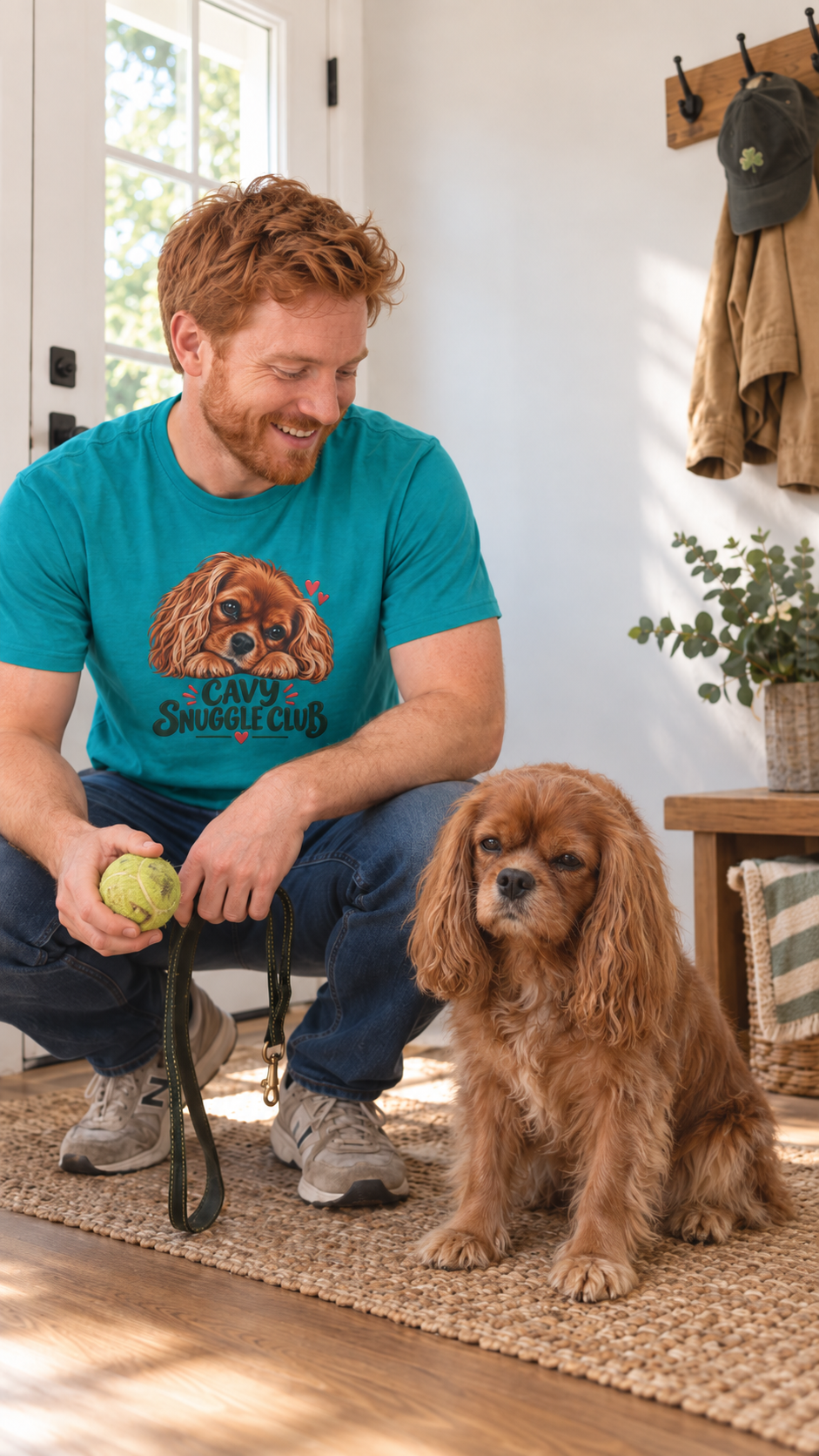 Cavy Snuggle Club Cavalier King Charles T-Shirt